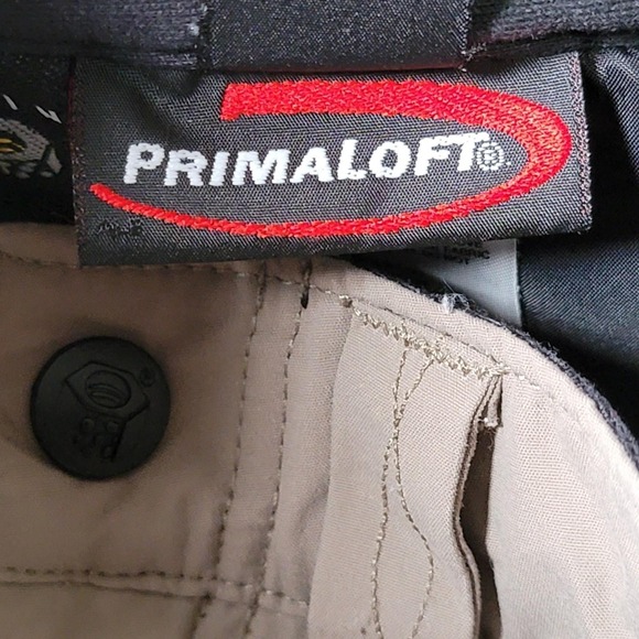 Mountain Hardwear Conduit Snow Pants Womens Small Beige Primaloft Insulated Ski - Picture 8 of 13